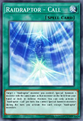 Card Image: Raidraptor - Call
