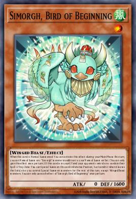 Card Image: Simorgh, Bird of Beginning