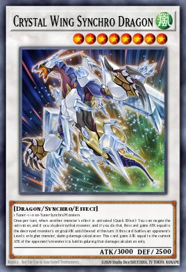 Card Image: Crystal Wing Synchro Dragon