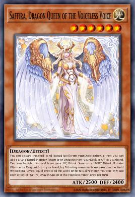 Card Image: Saffira, Dragon Queen of the Voiceless Voice