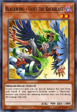 Card Image: Blackwing - Gust the Backblast
