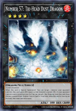 Card Image: Number 57: Tri-Head Dust Dragon