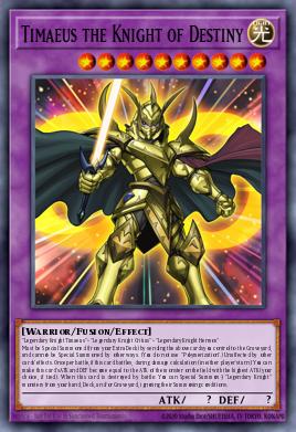 Card Image: Timaeus the Knight of Destiny