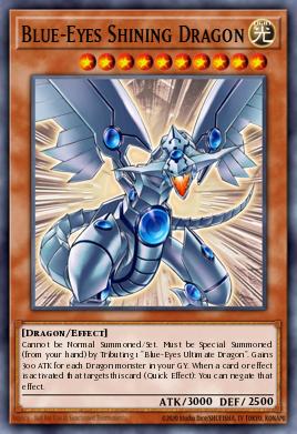 Card Image: Blue-Eyes Shining Dragon