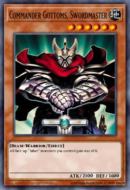 Card Image: Commander Gottoms, Swordmaster