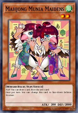 Card Image: Mahjong Munia Maidens