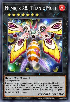 Card Image: Number 28: Titanic Moth