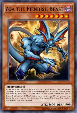 Card Image: Zoa the Fiendish Beast