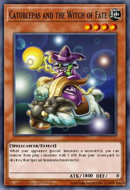 Card Image: Catoblepas and the Witch of Fate