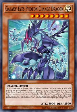 Card Image: Galaxy-Eyes Photon Change Dragon