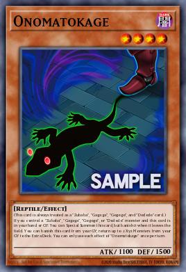 Card Image: Onomatokage