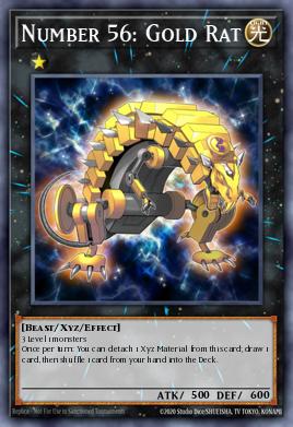 Card Image: Number 56: Gold Rat