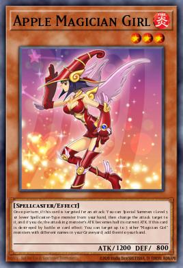 Card Image: Apple Magician Girl