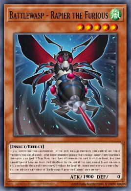 Card Image: Battlewasp - Rapier the Onslaught