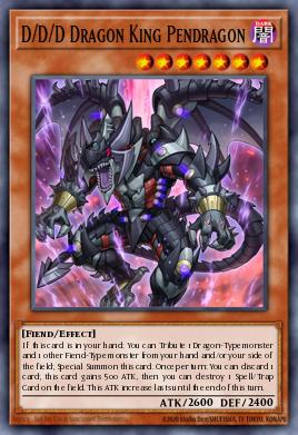 Card Image: D/D/D Dragon King Pendragon