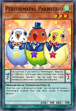 Card Image: Performapal Parrotrio