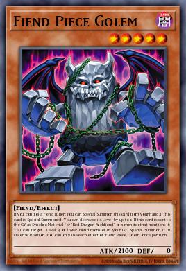 Card Image: Fiend Piece Golem