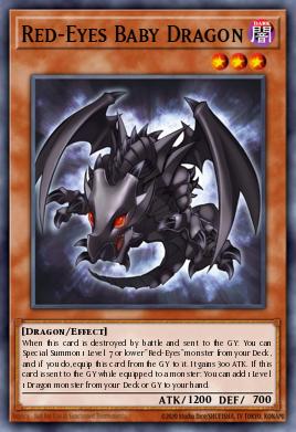 Card Image: Red-Eyes Baby Dragon