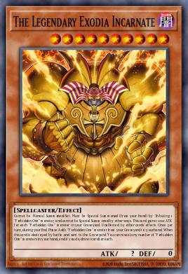 Card Image: The Legendary Exodia Incarnate