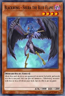 Card Image: Blackwing - Shura the Blue Flame