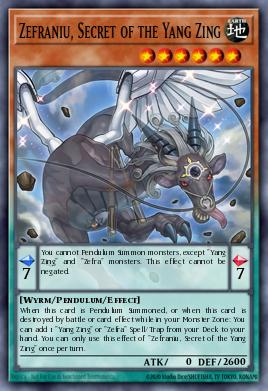 Card Image: Zefraniu, Secret of the Yang Zing