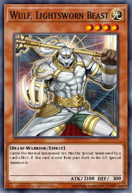 Card Image: Wulf, Lightsworn Beast