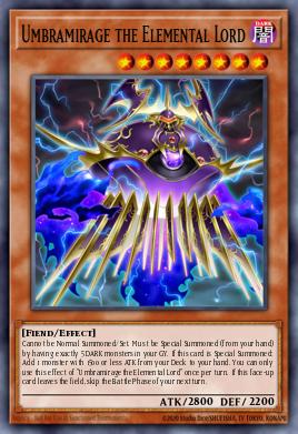 Card Image: Umbramirage the Elemental Lord