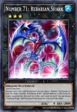 Card Image: Number 71: Rebarian Shark