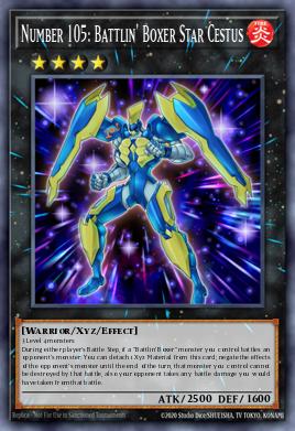 Card Image: Number 105: Battlin' Boxer Star Cestus