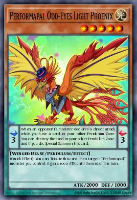 Card Image: Performapal Odd-Eyes Light Phoenix