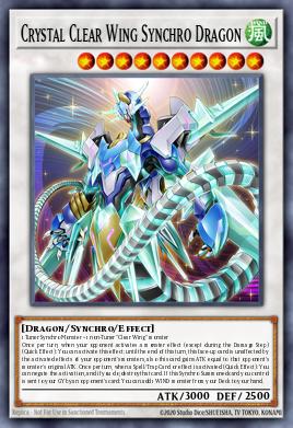 Card Image: Crystal Clear Wing Synchro Dragon
