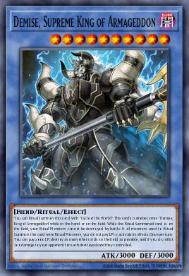 Card Image: Demise, Supreme King of Armageddon