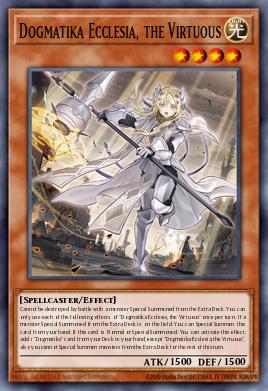 Card Image: Dogmatika Ecclesia, the Virtuous
