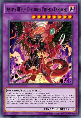 Card Image: Destiny HERO - Destroyer Phoenix Enforcer