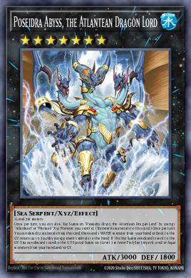 Card Image: Poseidra Abyss, the Atlantean Dragon Lord