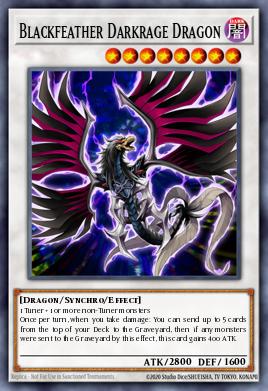 Card Image: Blackfeather Darkrage Dragon