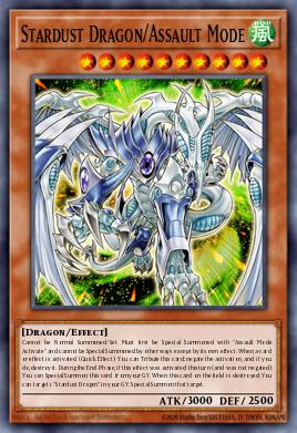 Card Image: Stardust Dragon/Assault Mode