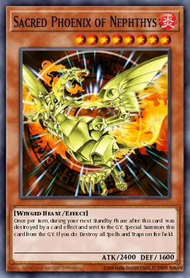 Card Image: Sacred Phoenix of Nephthys