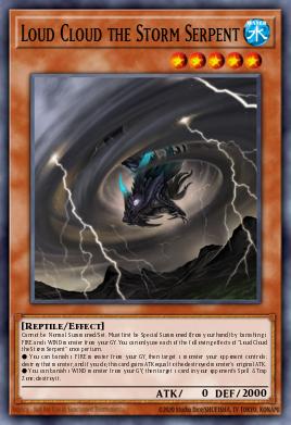Card Image: Loud Cloud the Storm Serpent