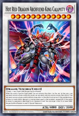 Card Image: Hot Red Dragon Archfiend King Calamity