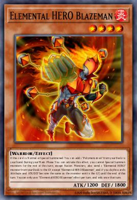 Card Image: Elemental HERO Blazeman