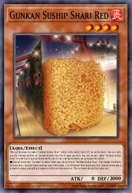 Card Image: Gunkan Suship Shari Red