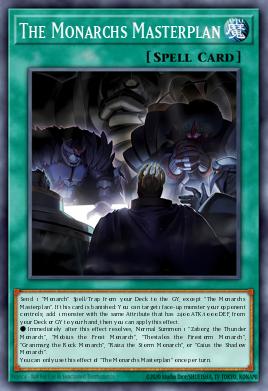 Card Image: The Monarchs Masterplan
