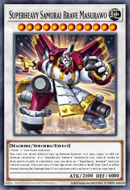 Card Image: Superheavy Samurai Brave Masurawo