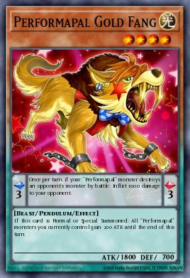 Card Image: Performapal Gold Fang