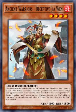 Card Image: Ancient Warriors - Deceptive Jia Wen