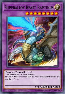 Card Image: Superalloy Beast Raptinus