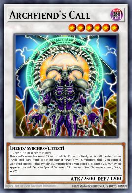 Card Image: Archfiend's Call