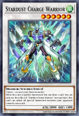Card Image: Stardust Charge Warrior