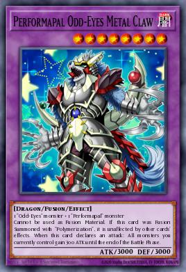 Card Image: Performapal Odd-Eyes Metal Claw